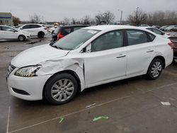 Salvage cars for sale at auction: 2015 Nissan Sentra S