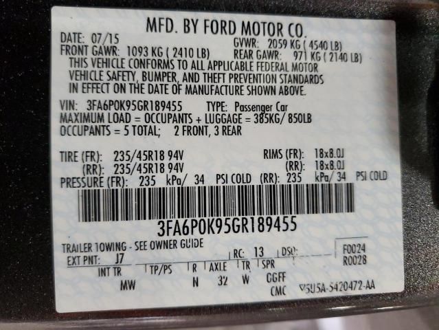 2016 Ford Fusion Titanium