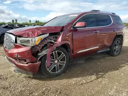 Salvage cars for sale from Copart Mercedes, TX: 2017 GMC Acadia Denali