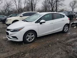 Chevrolet Vehiculos salvage en venta: 2017 Chevrolet Cruze LT