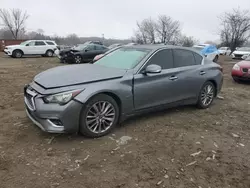 Salvage cars for sale at Baltimore, MD auction: 2018 Infiniti Q50 Luxe