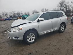 Toyota salvage cars for sale: 2010 Toyota Highlander