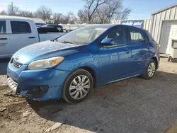 Salvage cars for sale at Wichita, KS auction: 2009 Toyota Corolla Matrix S