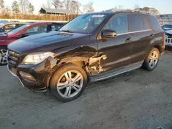 Mercedes-Benz m-Class salvage cars for sale: 2012 Mercedes-Benz ML 350 4matic