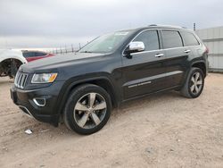 Salvage cars for sale at Andrews, TX auction: 2014 Jeep Grand Cherokee Limited