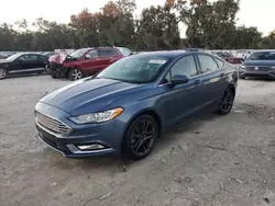 Salvage cars for sale at Ocala, FL auction: 2018 Ford Fusion S