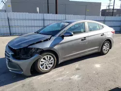 Hyundai Elantra Vehiculos salvage en venta: 2017 Hyundai Elantra SE