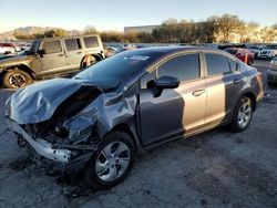 Salvage cars for sale at Las Vegas, NV auction: 2014 Honda Civic LX