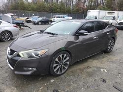 Salvage cars for sale at Waldorf, MD auction: 2016 Nissan Maxima 3.5S