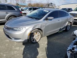 Salvage cars for sale at Spartanburg, SC auction: 2015 Chrysler 200 Limited