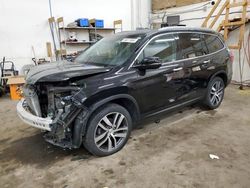 Honda salvage cars for sale: 2018 Honda Pilot Elite