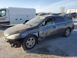 Salvage cars for sale at Kansas City, KS auction: 2006 Honda Accord SE