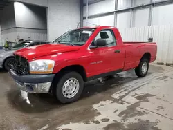 Dodge salvage cars for sale: 2006 Dodge RAM 1500 ST