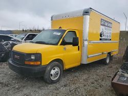 Salvage trucks for sale at Dyer, IN auction: 2017 GMC Savana Cutaway G3500