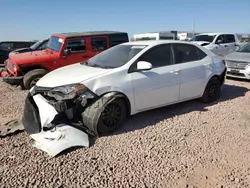 Toyota Corolla Vehiculos salvage en venta: 2017 Toyota Corolla L