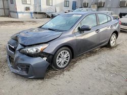 Salvage cars for sale from Copart Los Angeles, CA: 2017 Subaru Impreza Premium