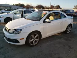 Salvage cars for sale at Sacramento, CA auction: 2012 Volkswagen EOS LUX