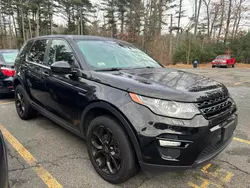 Land Rover Discovery salvage cars for sale: 2016 Land Rover Discovery Sport HSE