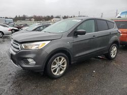 Salvage cars for sale at Pennsburg, PA auction: 2017 Ford Escape SE