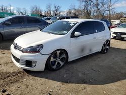 Salvage cars for sale at Baltimore, MD auction: 2012 Volkswagen GTI