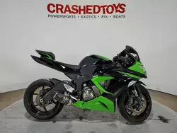 Salvage motorcycles for sale at Dallas, TX auction: 2016 Kawasaki ZX636 E