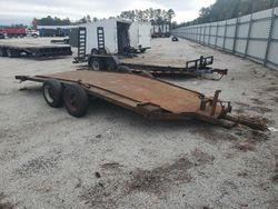 Salvage trucks for sale at Harleyville, SC auction: 1998 Homemade Trailer