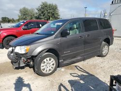 Salvage cars for sale at Apopka, FL auction: 2015 Dodge Grand Caravan SE