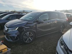 Salvage cars for sale at San Martin, CA auction: 2020 Honda Odyssey Elite