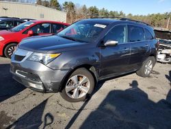 Salvage cars for sale at Exeter, RI auction: 2012 Acura MDX Technology