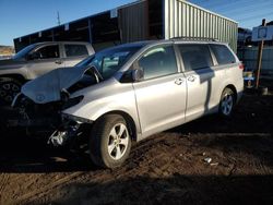 Salvage cars for sale at Colorado Springs, CO auction: 2011 Toyota Sienna LE