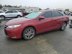 Salvage cars for sale at Martinez, CA auction: 2017 Toyota Camry LE