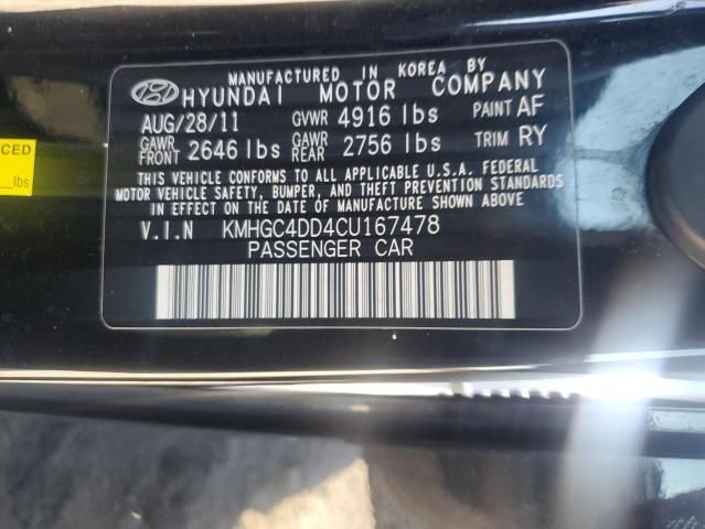 2012 Hyundai Genesis 3.8L