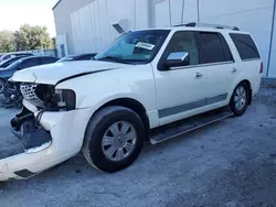 Salvage cars for sale at Apopka, FL auction: 2008 Lincoln Navigator