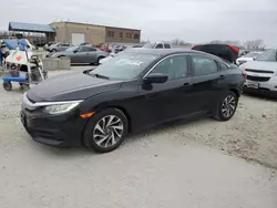 Salvage cars for sale at Kansas City, KS auction: 2018 Honda Civic EX