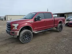 Salvage cars for sale at Temple, TX auction: 2015 Ford F150 Supercrew