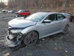 Salvage cars for sale at Marlboro, NY auction: 2019 Honda Civic EX