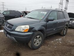 Salvage cars for sale at Elgin, IL auction: 2004 Honda Pilot EXL