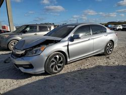 Salvage cars for sale at West Palm Beach, FL auction: 2017 Honda Accord EXL