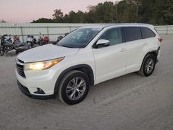 Toyota Vehiculos salvage en venta: 2015 Toyota Highlander XLE