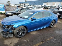 Salvage cars for sale at Woodhaven, MI auction: 2020 Toyota Camry SE