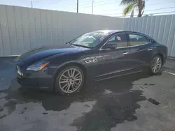 Maserati salvage cars for sale: 2020 Maserati Quattroporte S