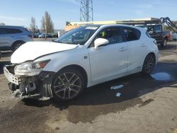 Salvage cars for sale at Hayward, CA auction: 2015 Lexus CT 200