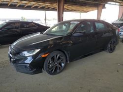 Salvage cars for sale at American Canyon, CA auction: 2020 Honda Civic Sport