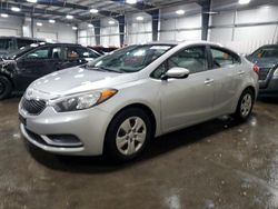 KIA salvage cars for sale: 2015 KIA Forte LX