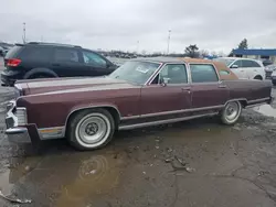 Salvage cars for sale at Woodhaven, MI auction: 1978 Lincoln Continental