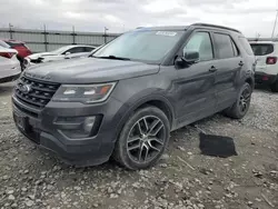 Salvage cars for sale at Cahokia Heights, IL auction: 2016 Ford Explorer Sport