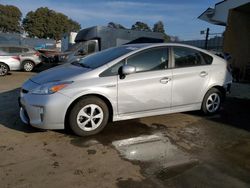 Salvage cars for sale at Hayward, CA auction: 2015 Toyota Prius