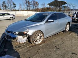 Salvage cars for sale at Spartanburg, SC auction: 2017 Chevrolet Malibu LT