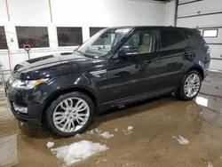 Land Rover salvage cars for sale: 2017 Land Rover Range Rover Sport HSE