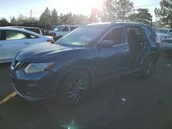 Salvage cars for sale at Denver, CO auction: 2016 Nissan Rogue S